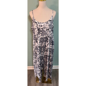 Women's Unbranded Jumpsuit 2XL White/Gray Floral